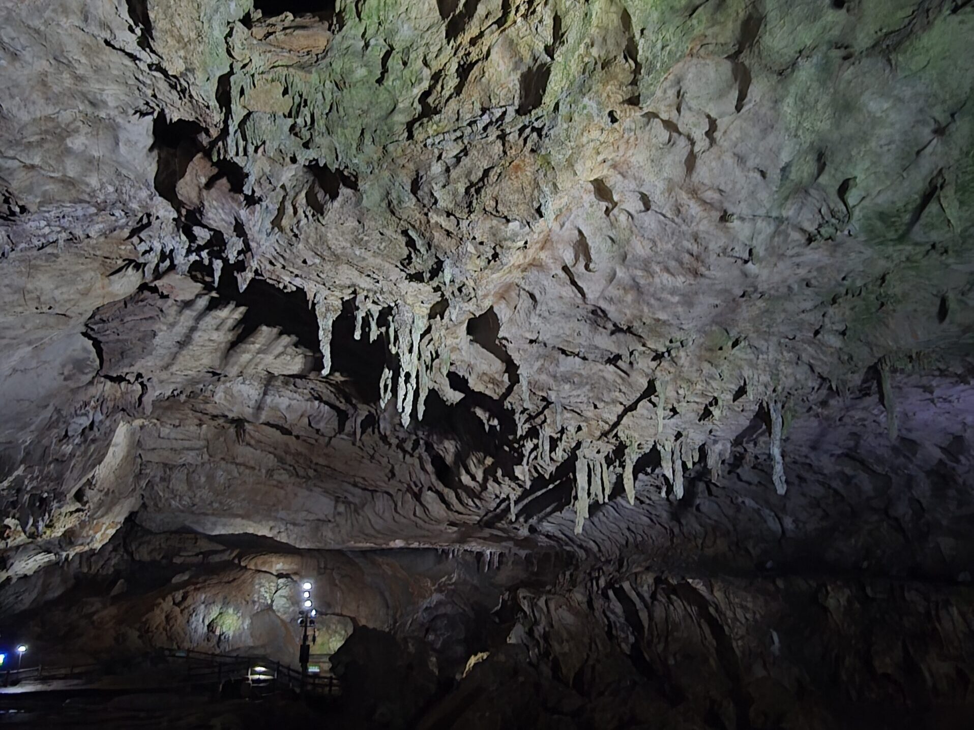 秋芳洞の傘づくし