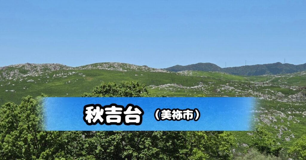 展望台から見た秋吉台