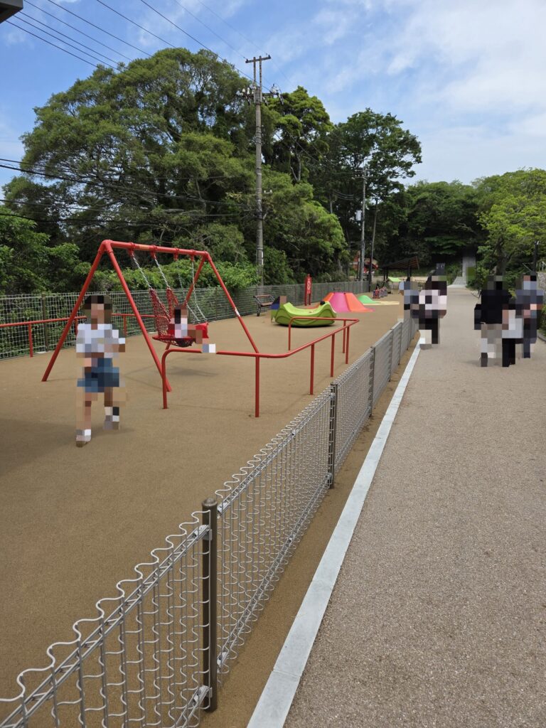 火の山公園の幼児向け遊具エリア