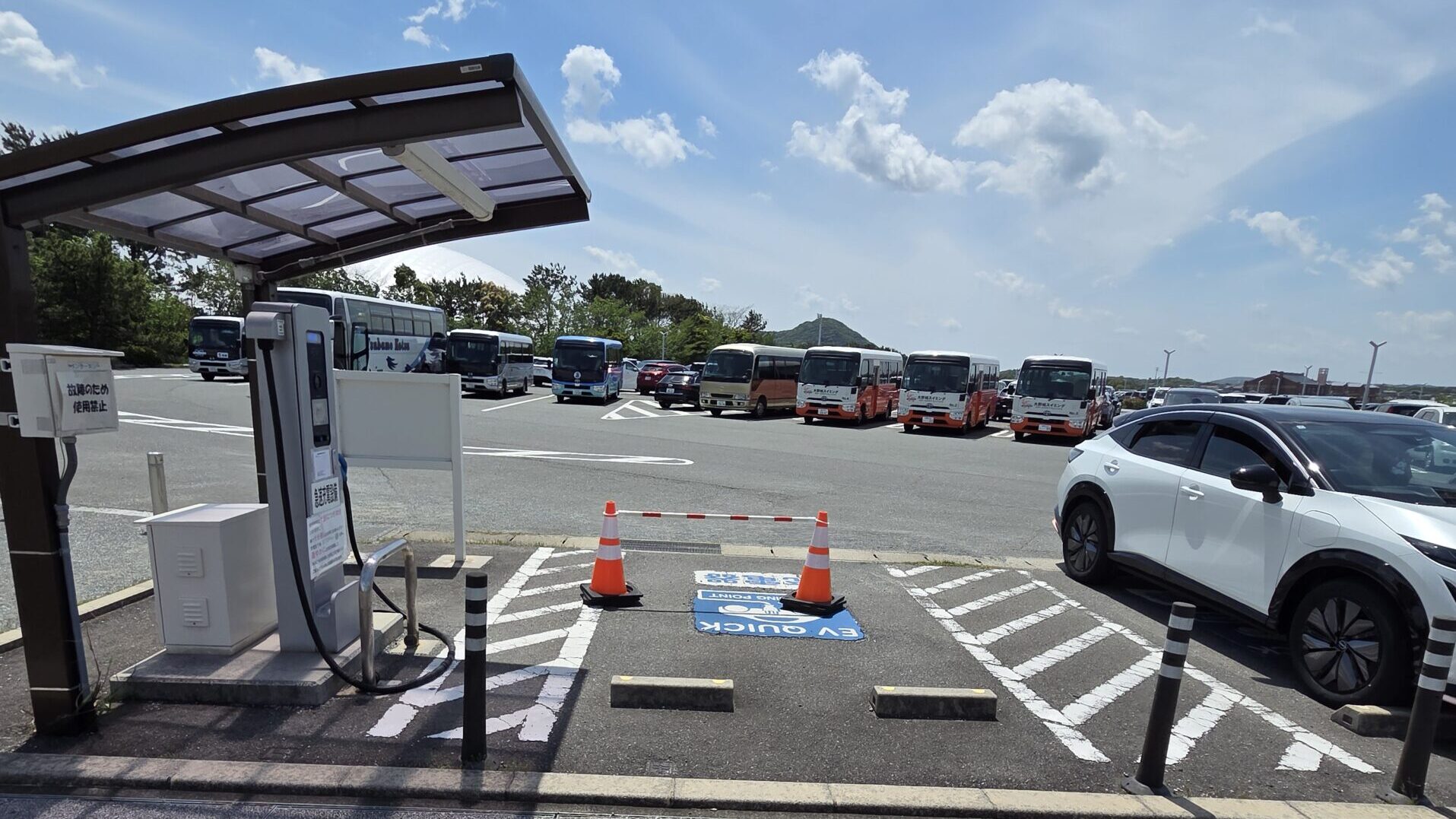 中央駐車場の様子
