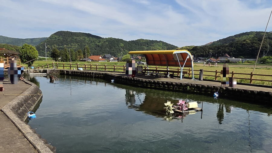 養鱒場の釣り堀