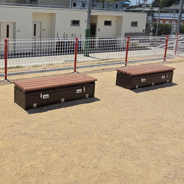 厚南エリア防災公園のかまどベンチ