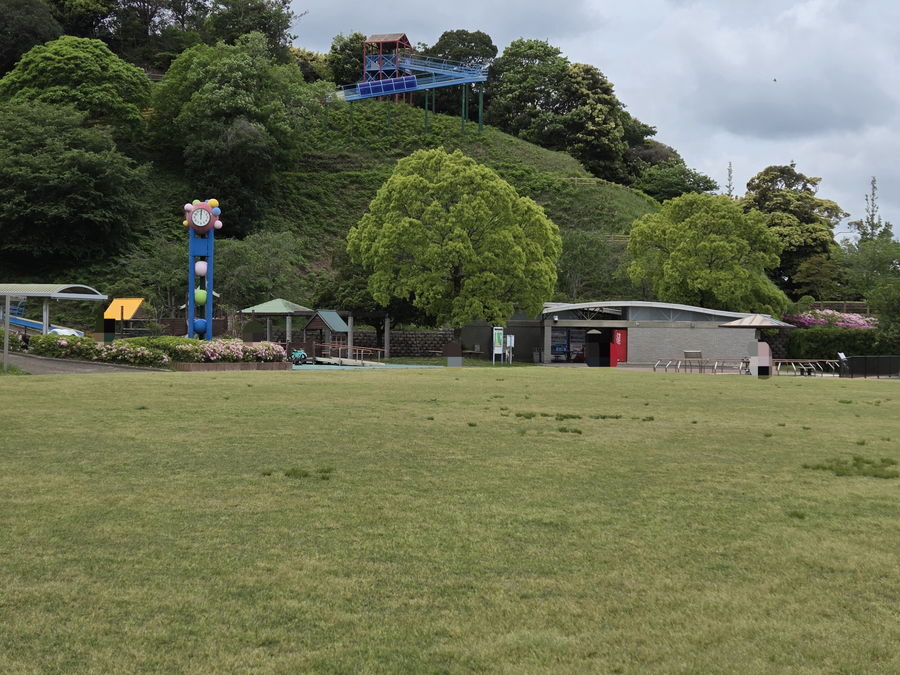 長門市総合公園の芝生広場