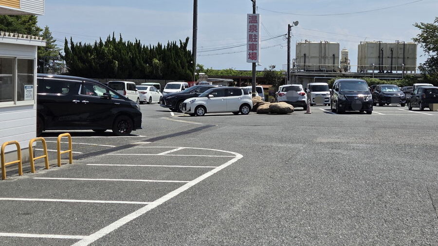 ドライブインみちしおの駐車場